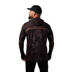 DTF 2003-5 - CAMISA FLEX CAMO SHADOW COMFORT - PRETO