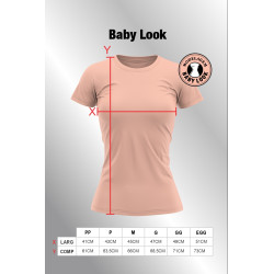 DTF 2018-6F - BABY LOOK BLACK SHIELD TUCUNA CAMO COMFORT PLUS - PRETO/SALMÃO