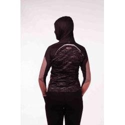 DTF 2017-6F - BABY LOOK BLACK SHIELD SNOOK CAMO COMFORT PLUS - PRETO/SALMÃO