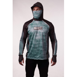 DTF 2018-6 - CAMISA BLACK SHIELD TUCUNA CAMO COMFORT PLUS - VERDE