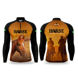 DTA 3007-1 - CAMISA ZÍPER COMFORT ML HORSE