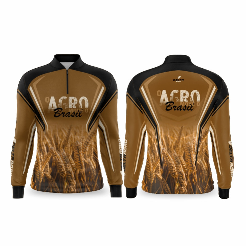 DTA 3003-1 - CAMISA ZÍPER COMFORT ML TRIGO