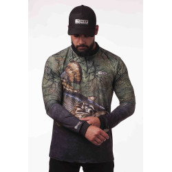 DTF 2016-1 - CAMISA ZÍPER TRAÍRA COMFORT - VERDE