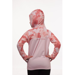 DTF 2002-5F - BABY LOOK FLEX CAMO AQUA BLUR COMFORT - SALMÃO